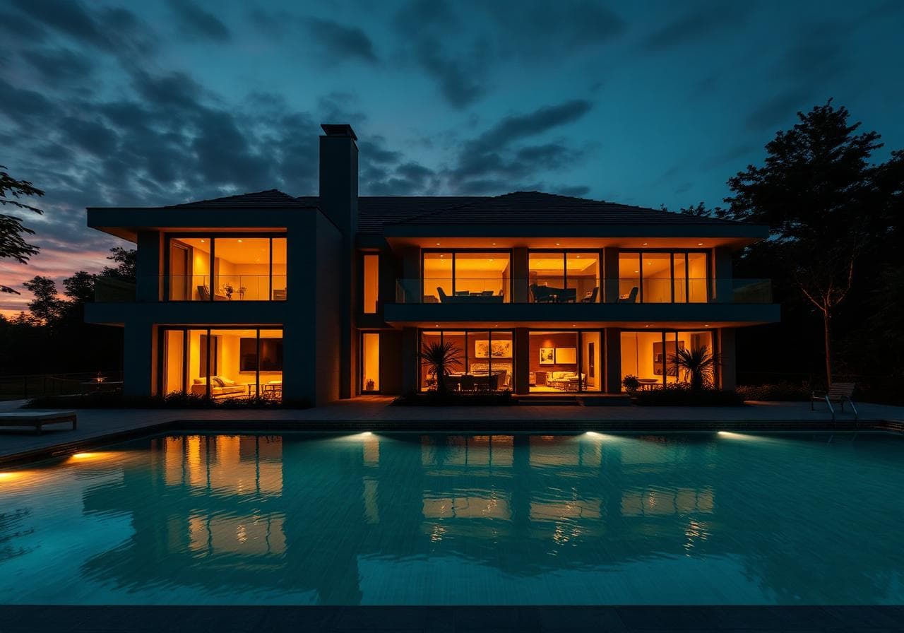 Vista de una web inmobiliaria de ejemplo